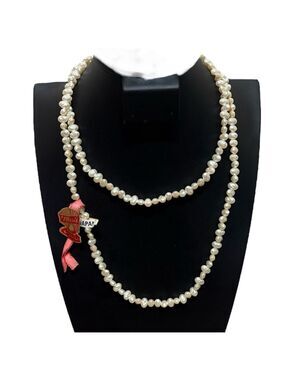 Marika synthetic pearls made in Japan new with tag unique creation 17 inch drop